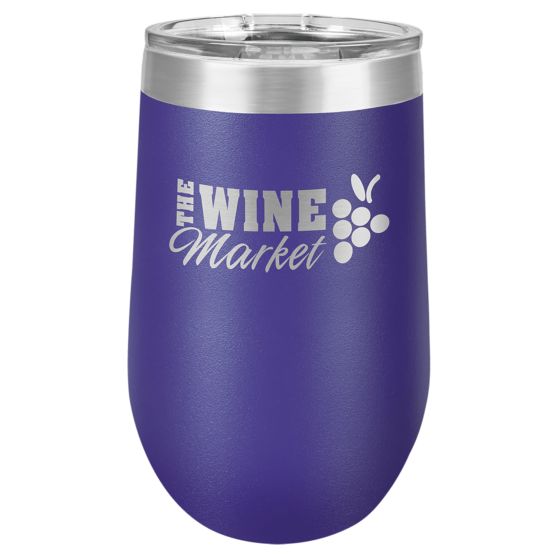 Polar Camel 16 oz. Purple Stemless Tumbler