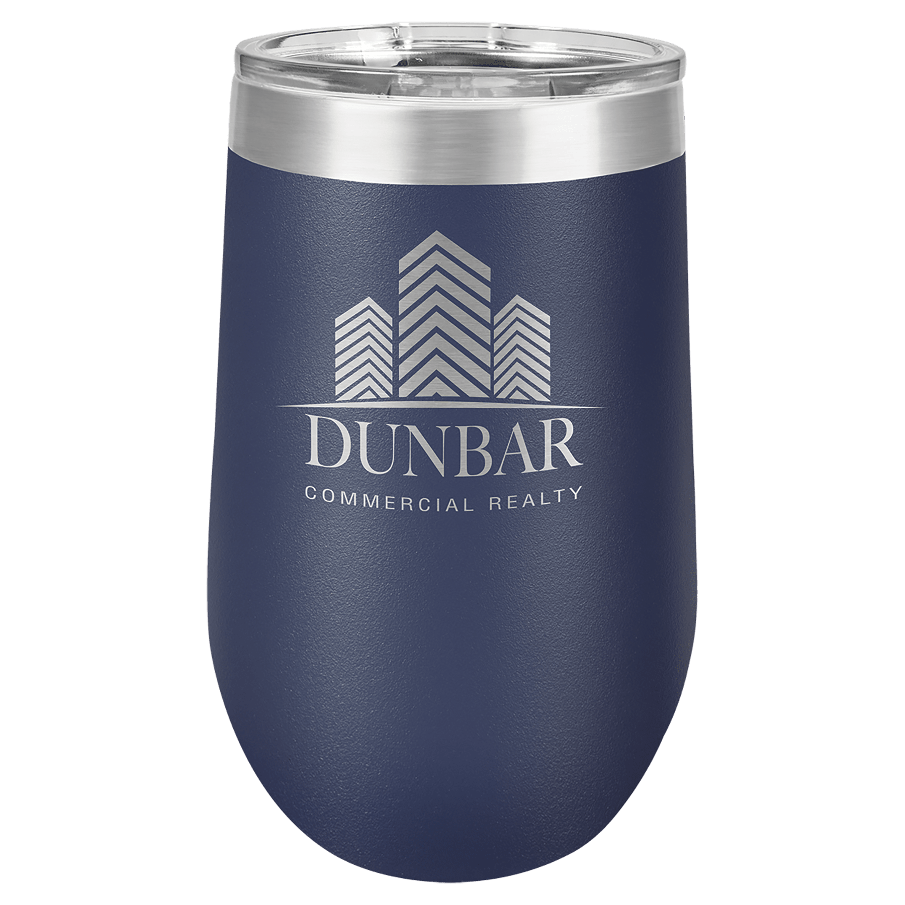 Polar Camel 16 oz. Navy Blue Stemless Tumbler