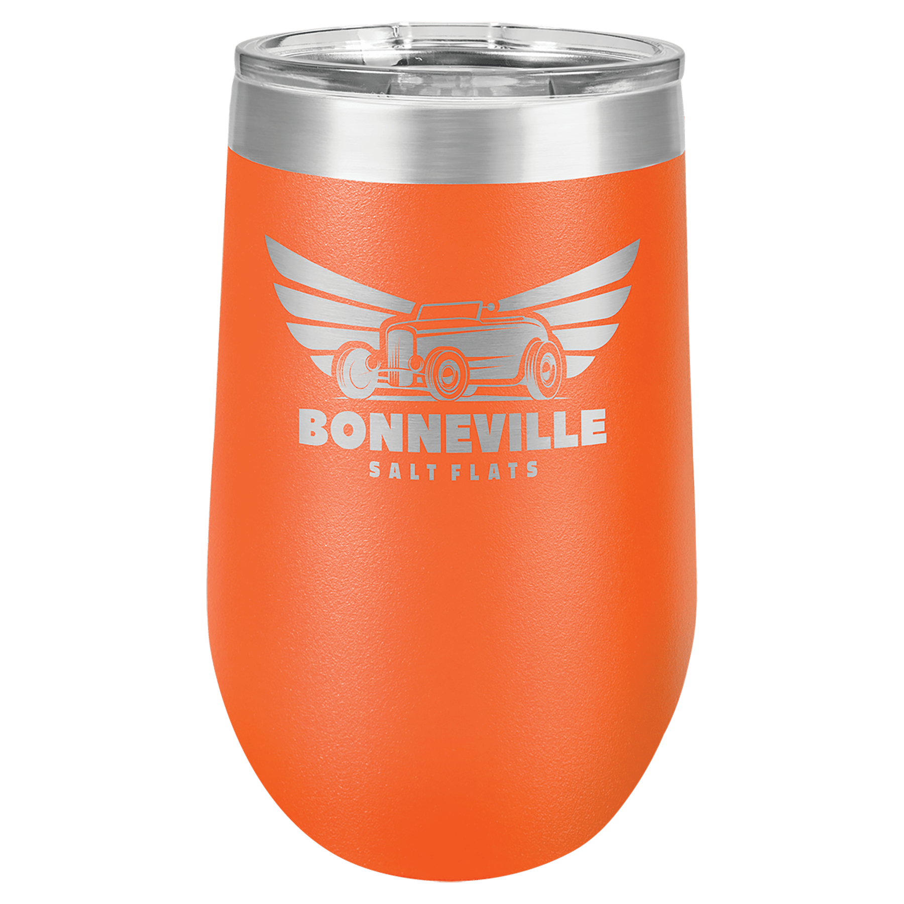 Polar Camel 16 oz. Orange Stemless Tumbler