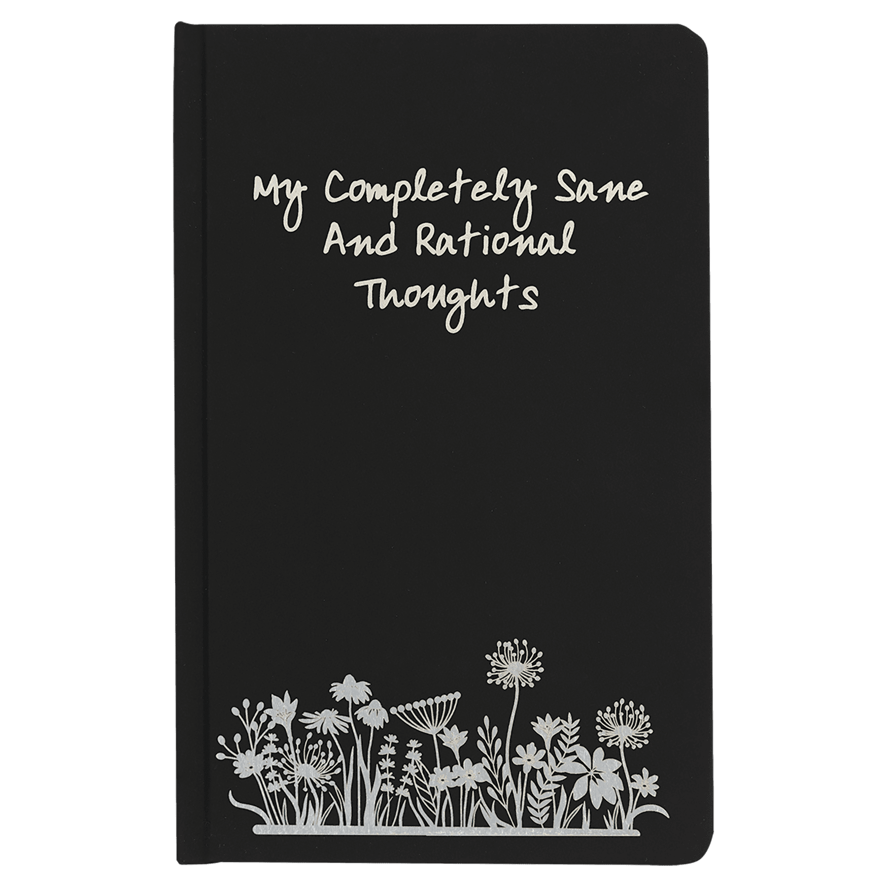 5.25" x 8.25" Black LazerBurst Journal