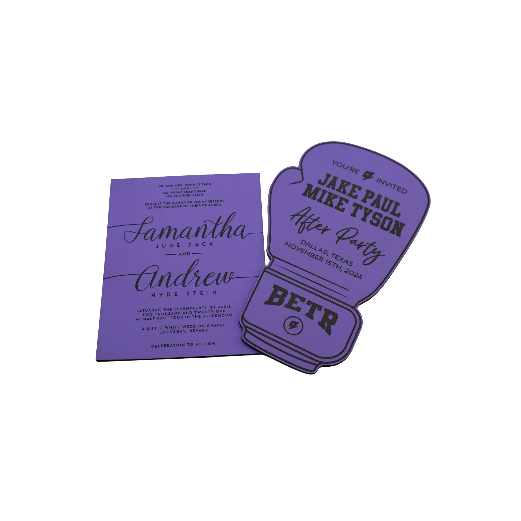 Custom Leatherette Invitation - NVX01