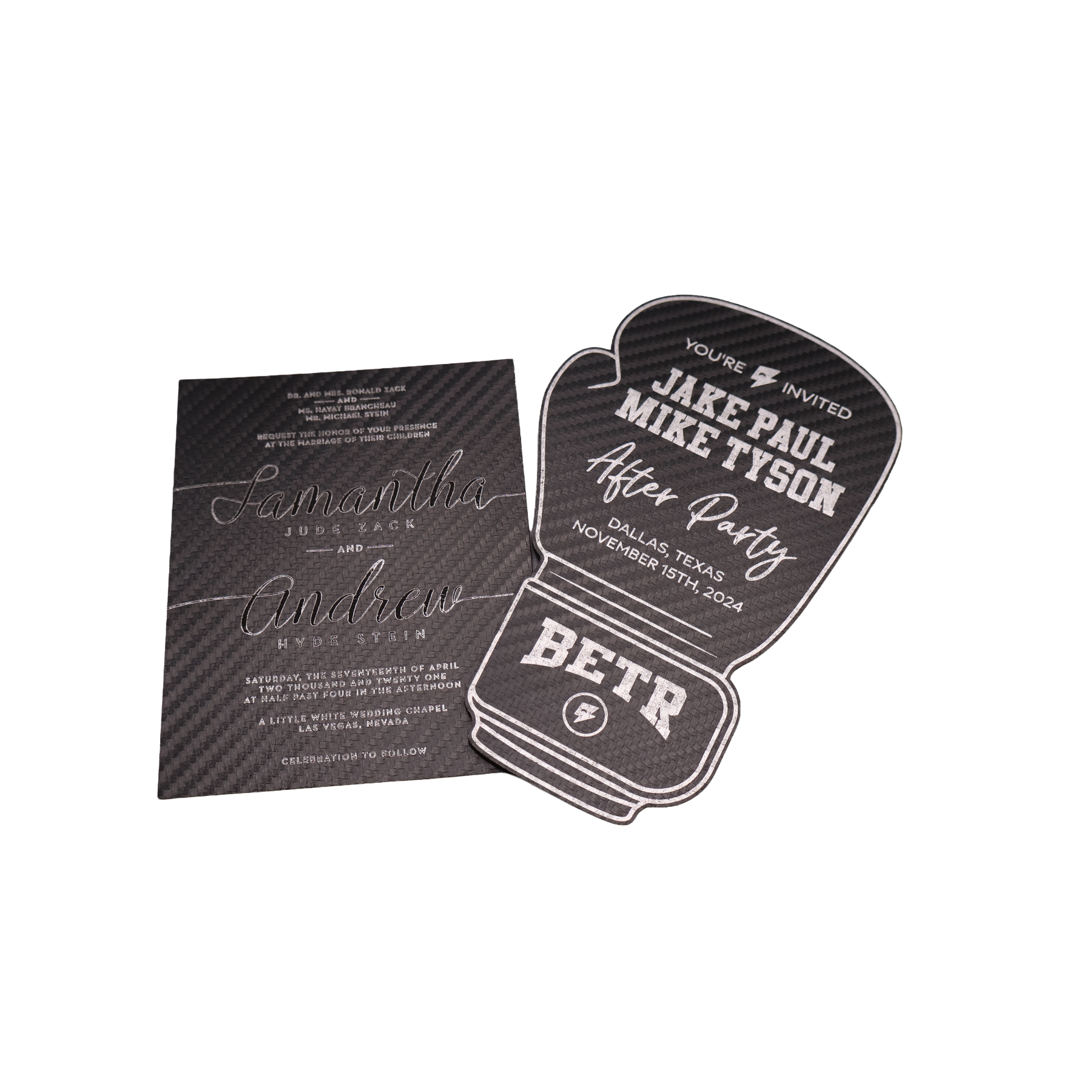 Custom Leatherette Invitation - NVX01