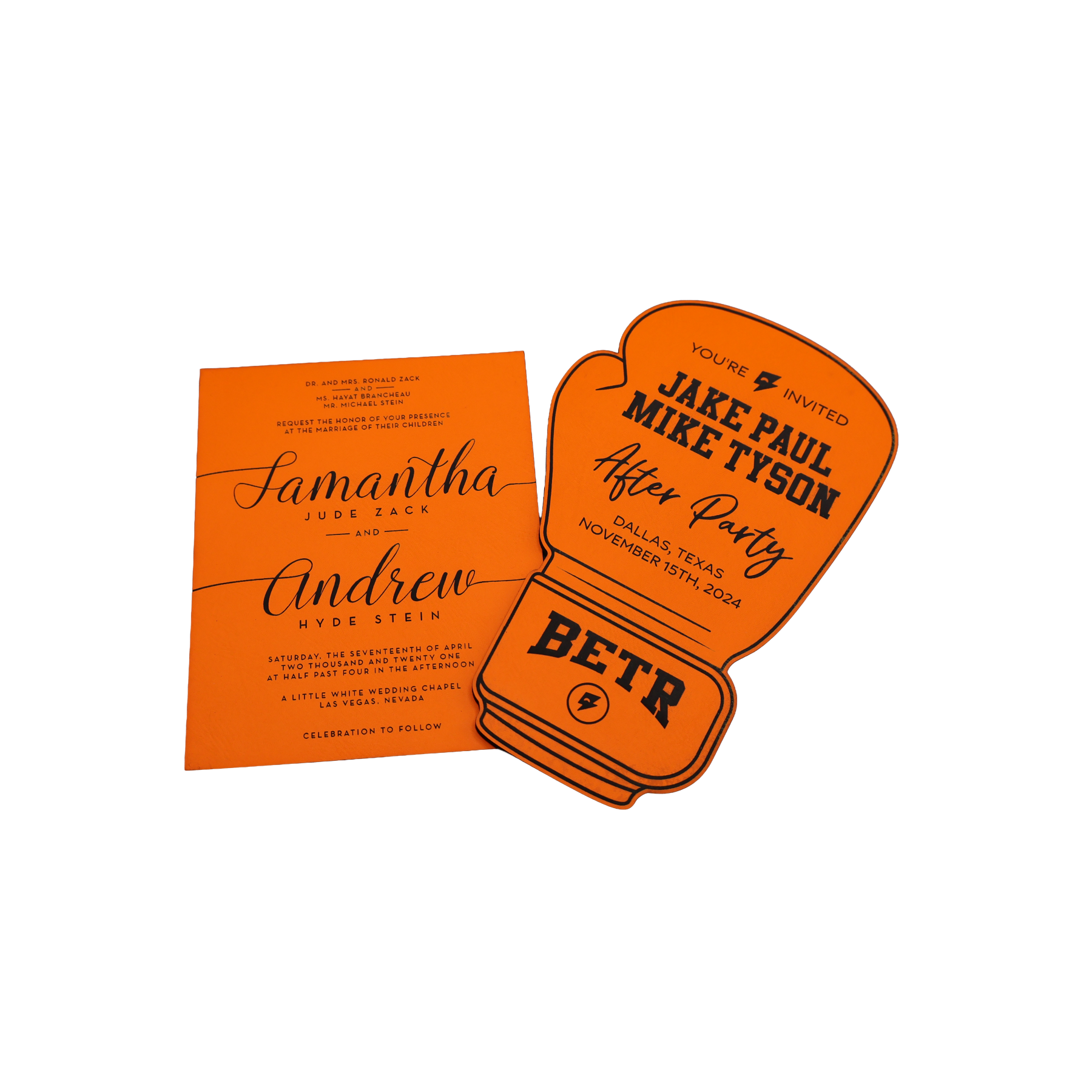 Custom Leatherette Invitation - NVX01