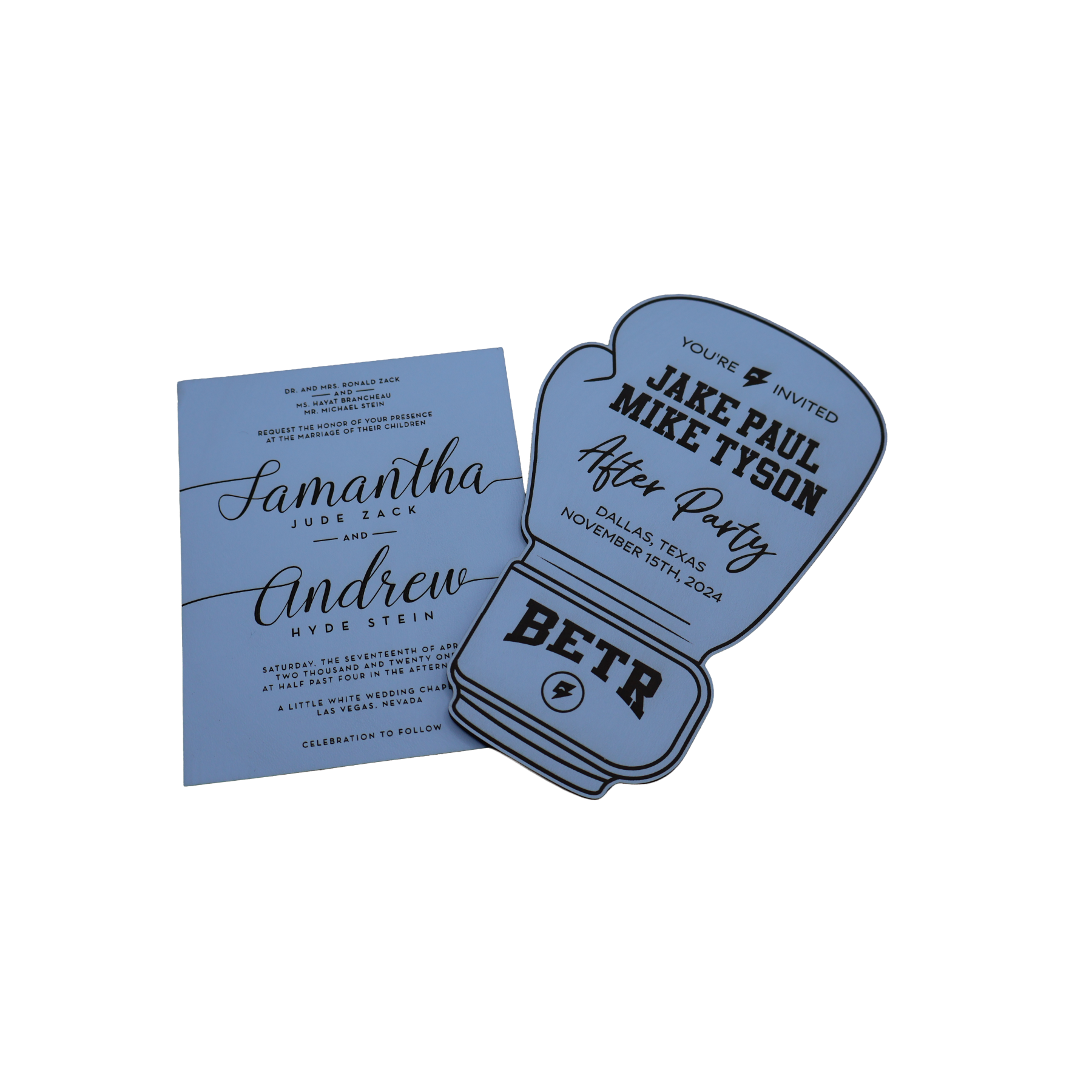Custom Leatherette Invitation - NVX01