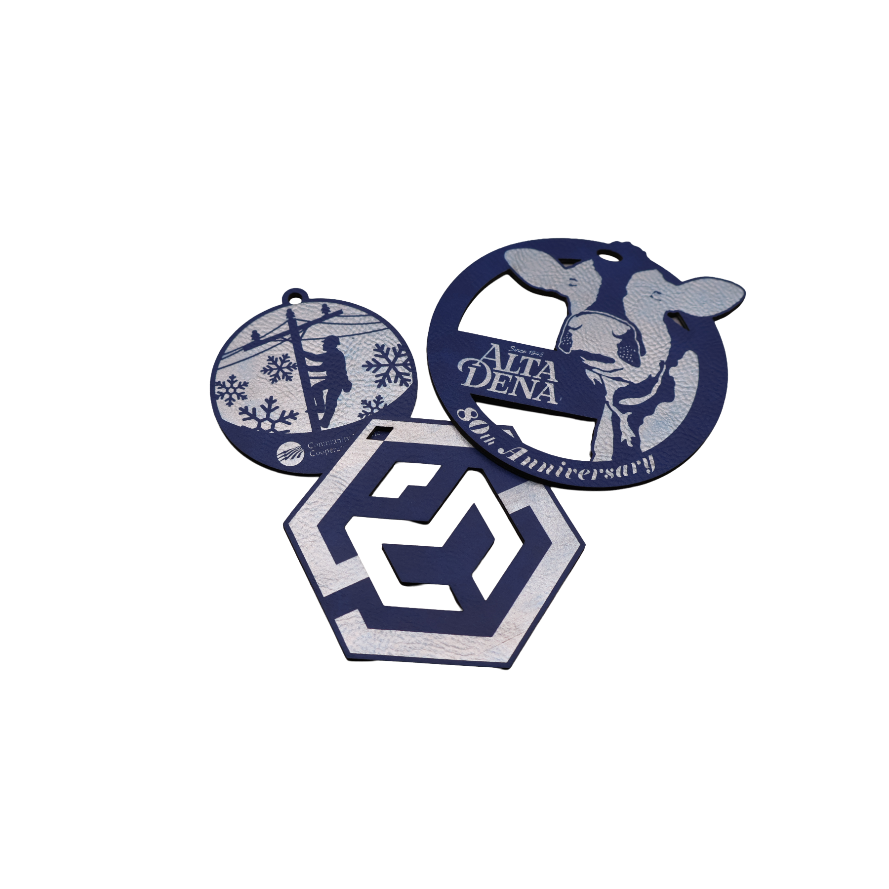 Custom Leatherette Ornament - OLX01