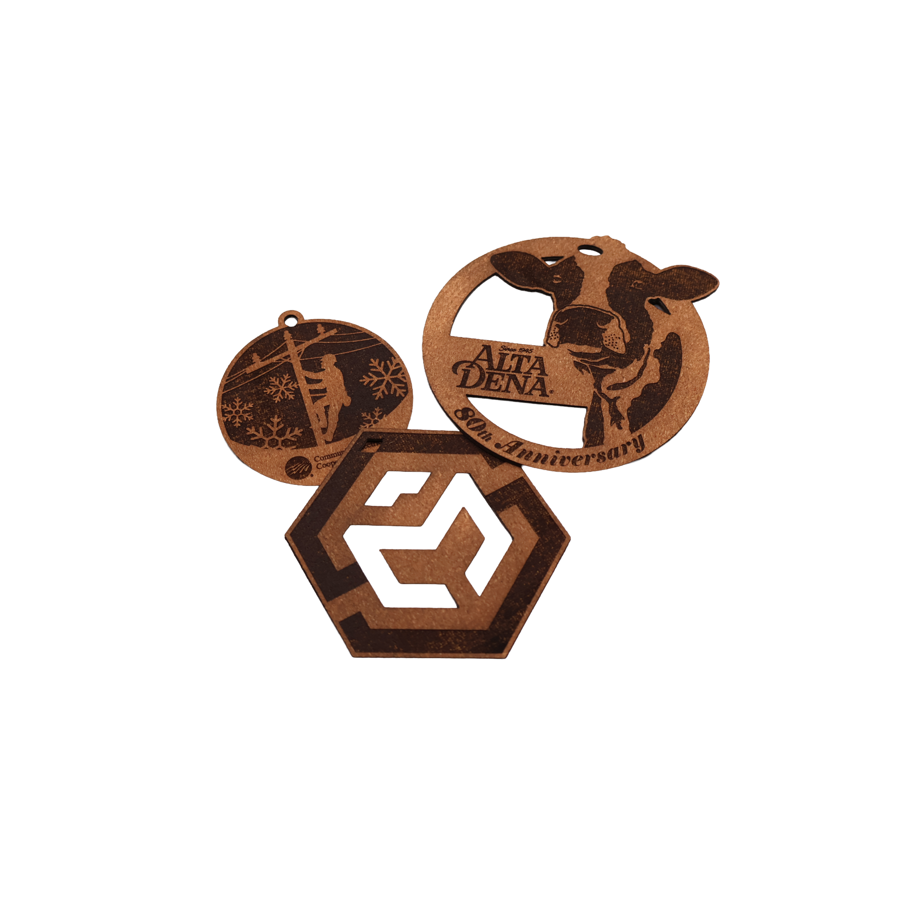 Custom Leatherette Ornament - OLX01