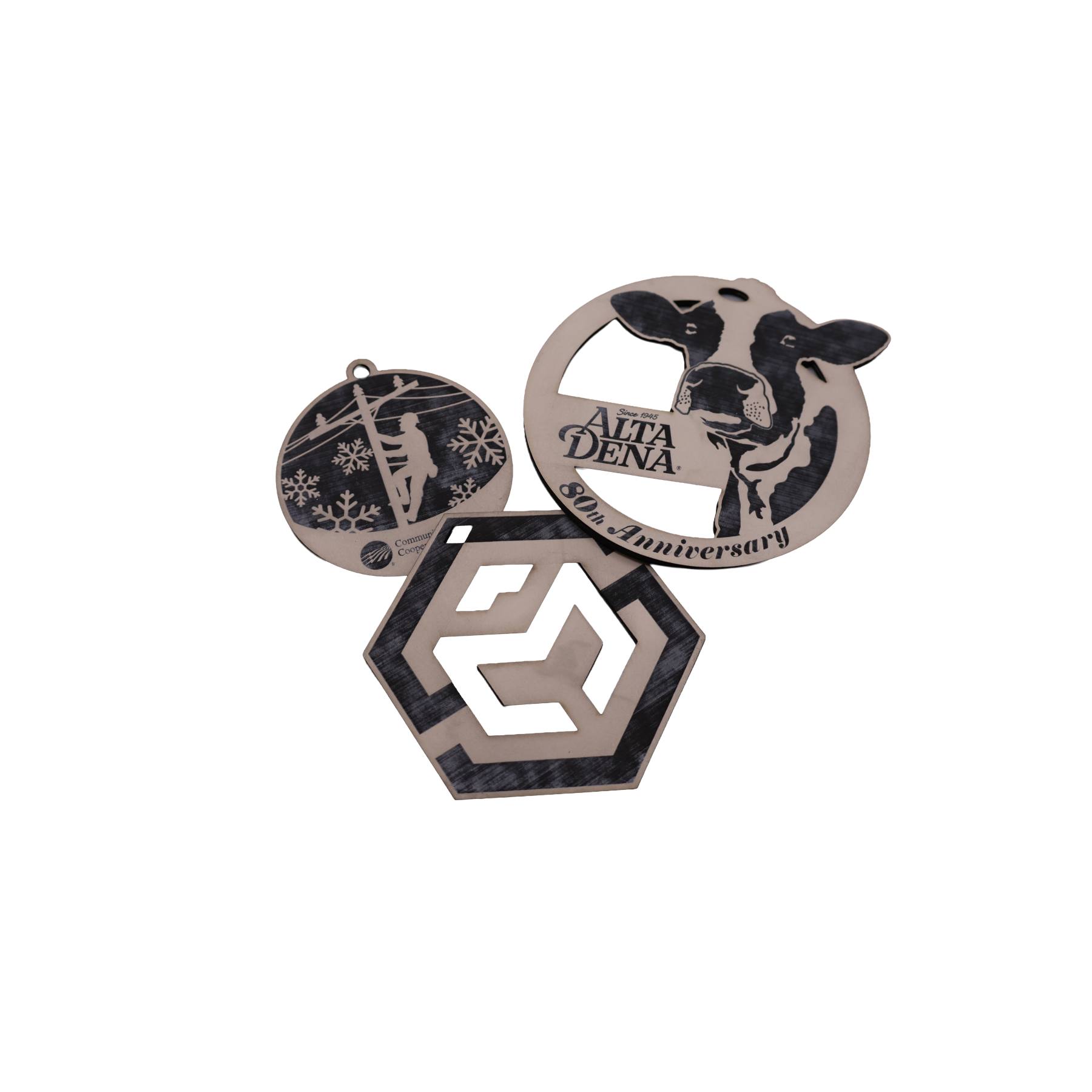 Custom Leatherette Ornament - OLX01