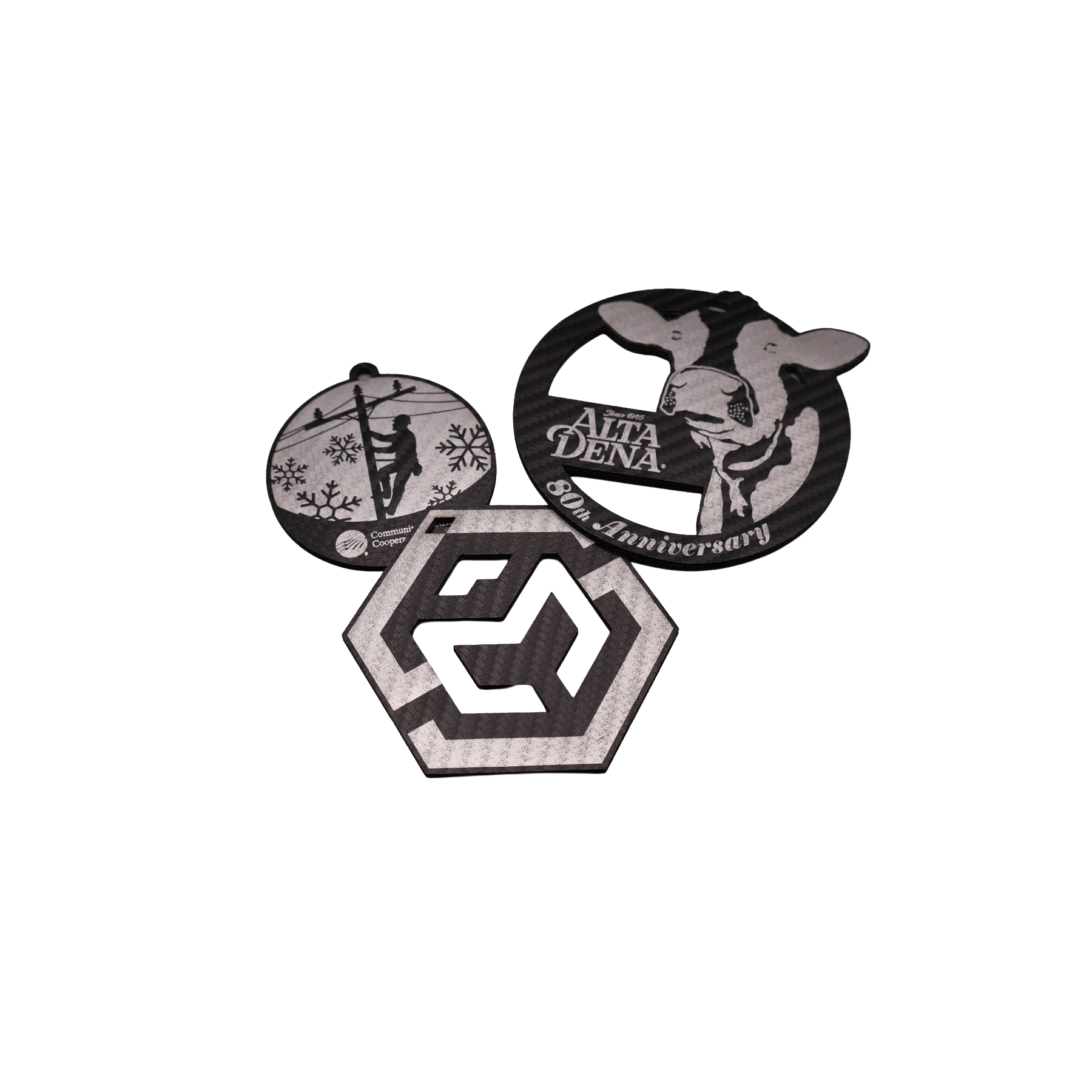 Custom Leatherette Ornament - OLX01