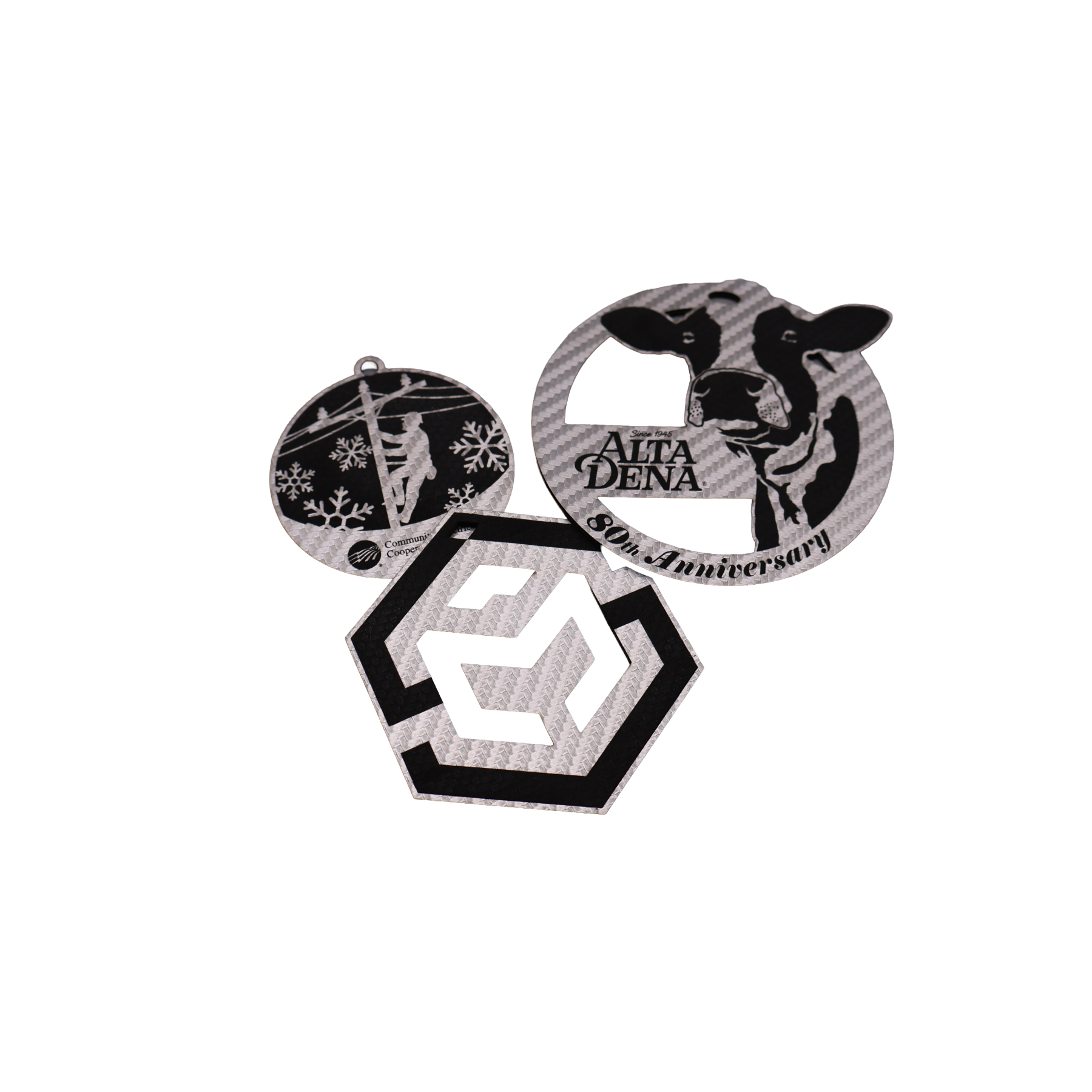 Custom Leatherette Ornament - OLX01