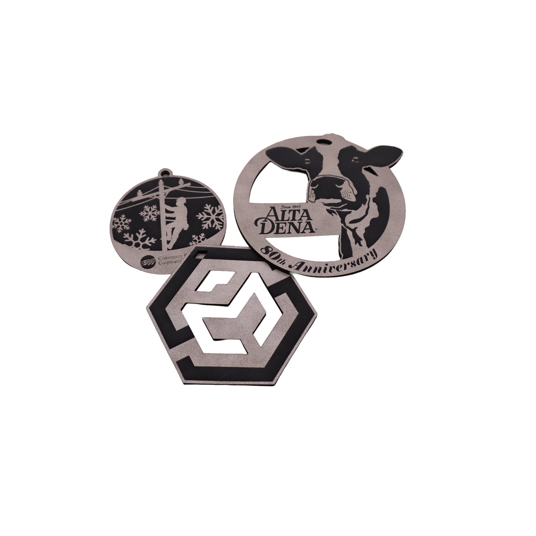 Custom Leatherette Ornament - OLX01