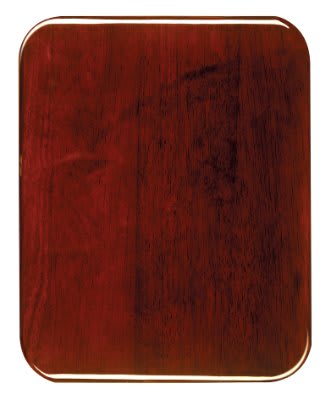 Rosewood Piano Finish Corner Plaque - PWR03