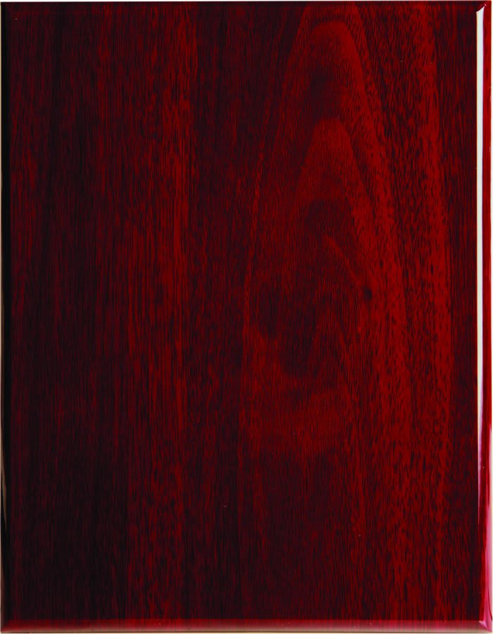 7" x 9" Rosewood Royal Piano Finish Plaque