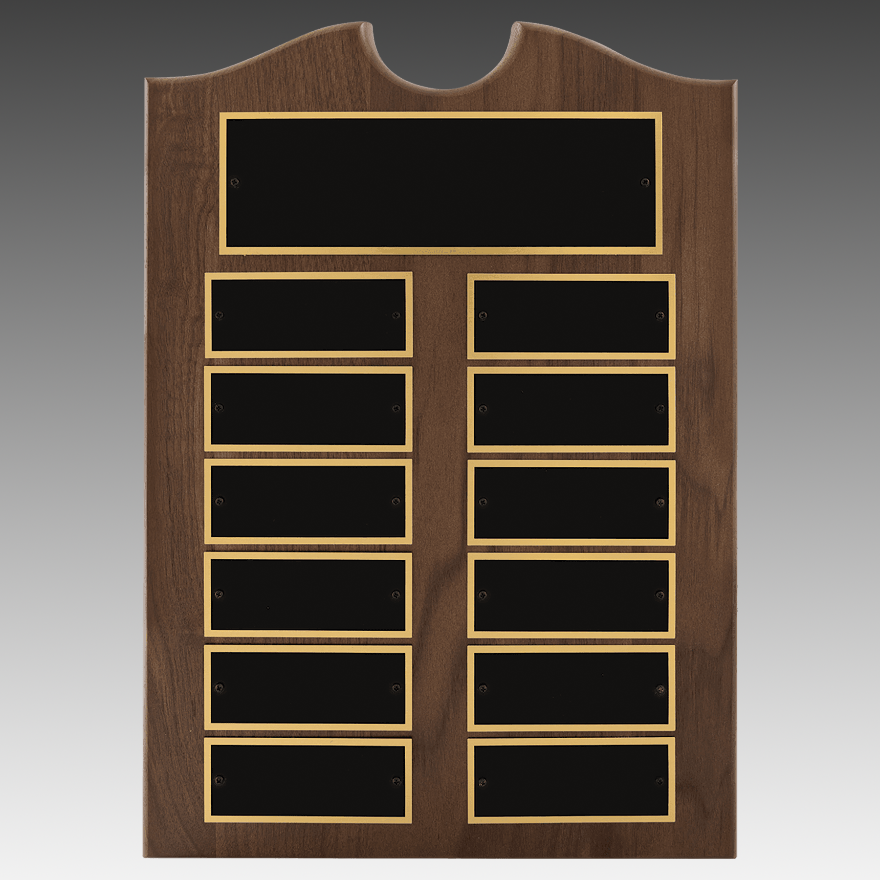 American Walnut Decorative Top Perpetual Plaque - PP41