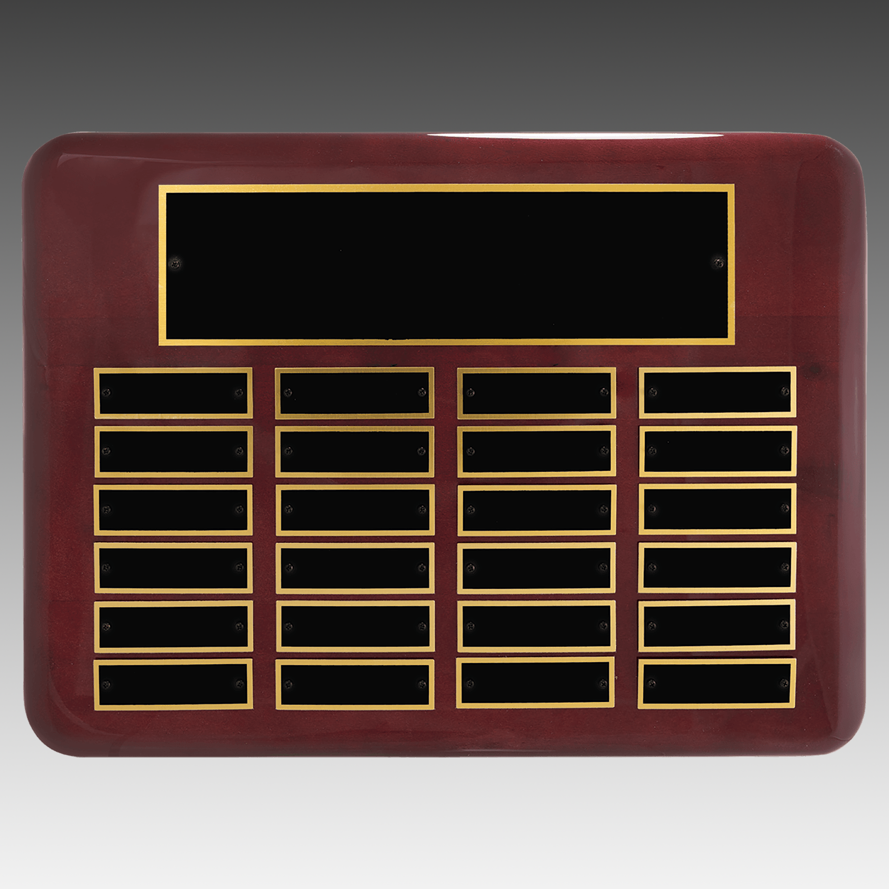 Rosewood Piano Finish Horizontal Perpetual Plaque - PP37