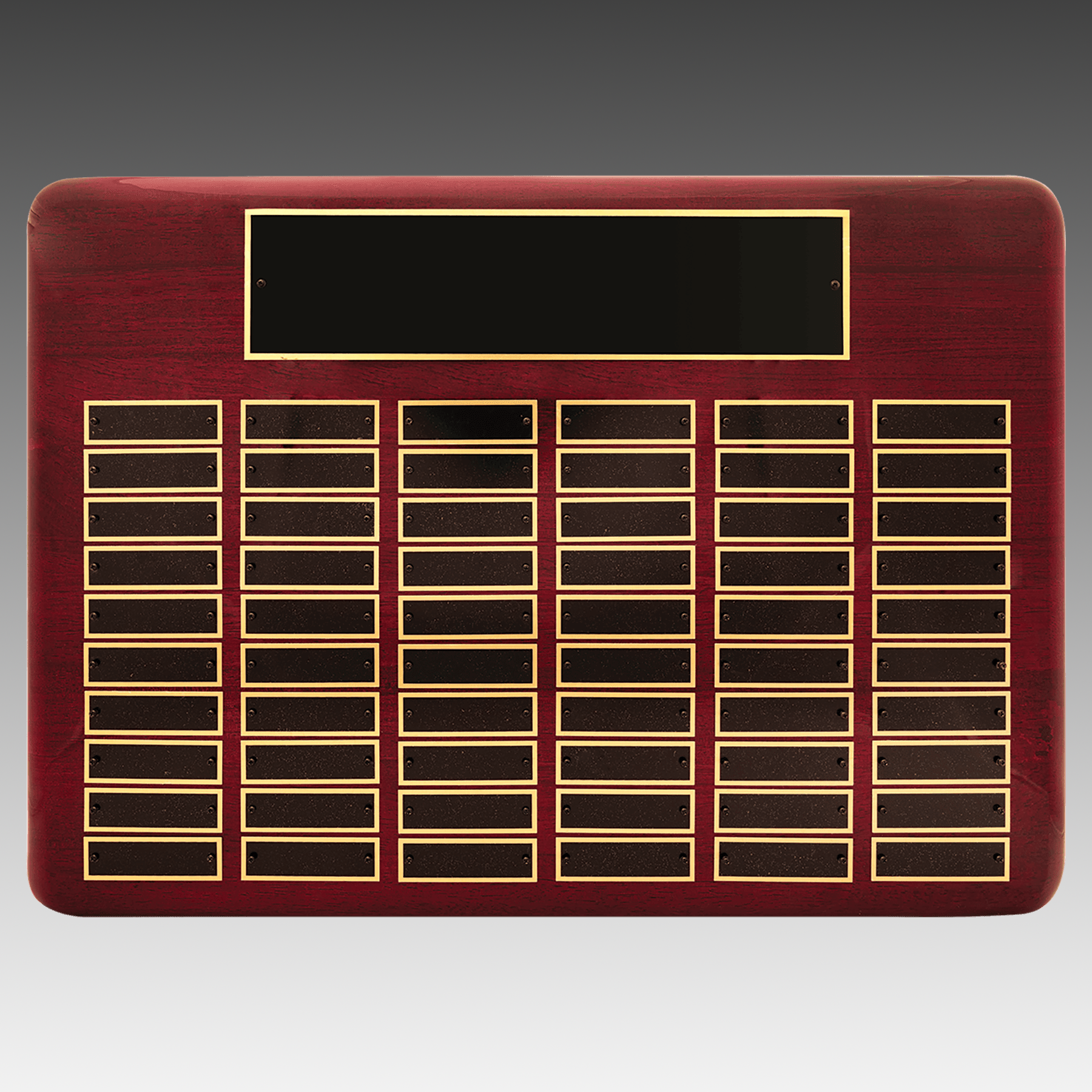 Rosewood Piano Finish Horizontal Perpetual Plaque - PP37