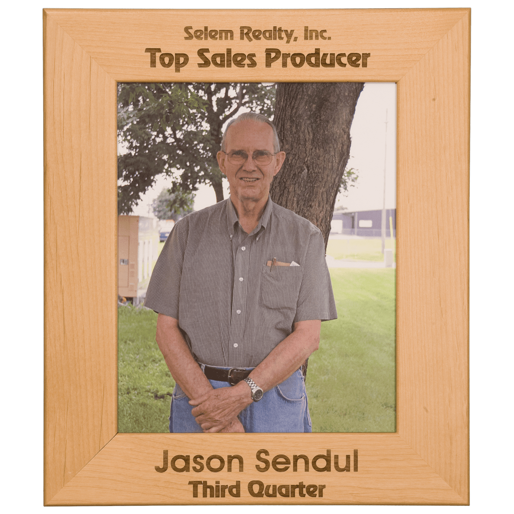 8.5" x 11" Genuine Red Alder Picture Frame