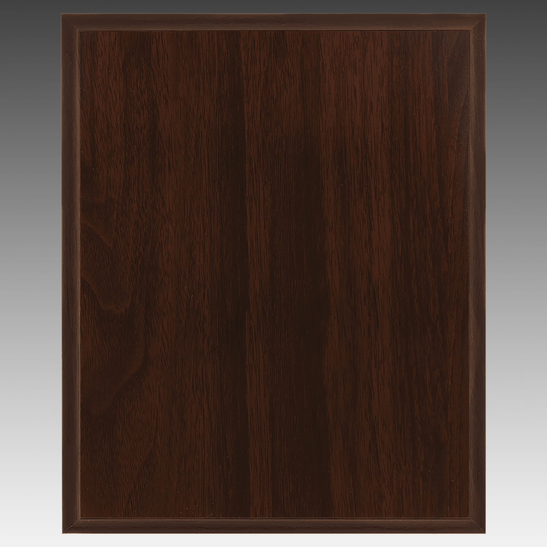 Mahogany Finish Plaque - PVD02