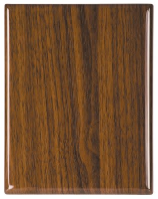 8" x 10" Walnut Piano Finish Plaque