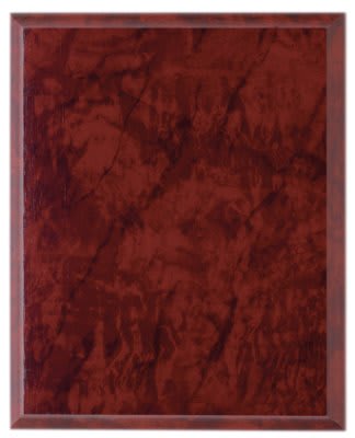6" x 8" Ruby Marble Finish Plaque