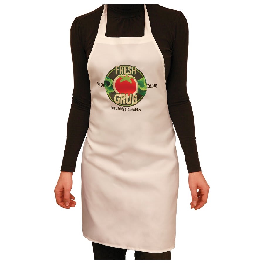 28" x 31.5" White Sublimatable Apron