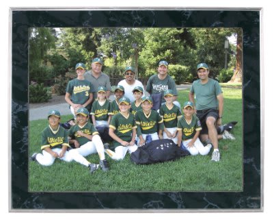 Black Marble Finish Slide-In Frame w/11" x 8.5" Window
