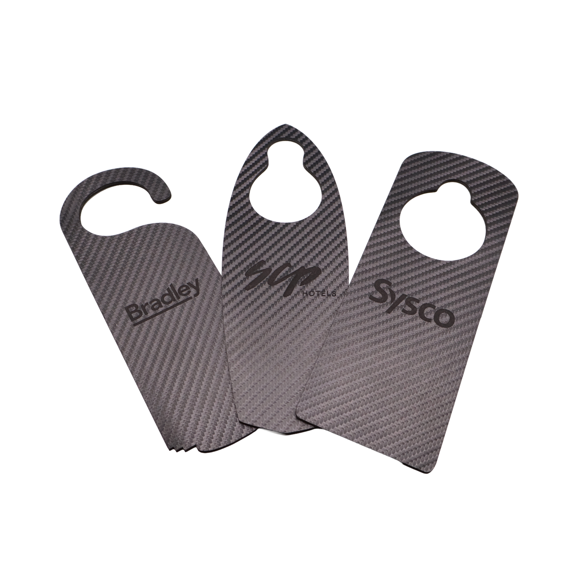 Custom Leatherette Door Hanger