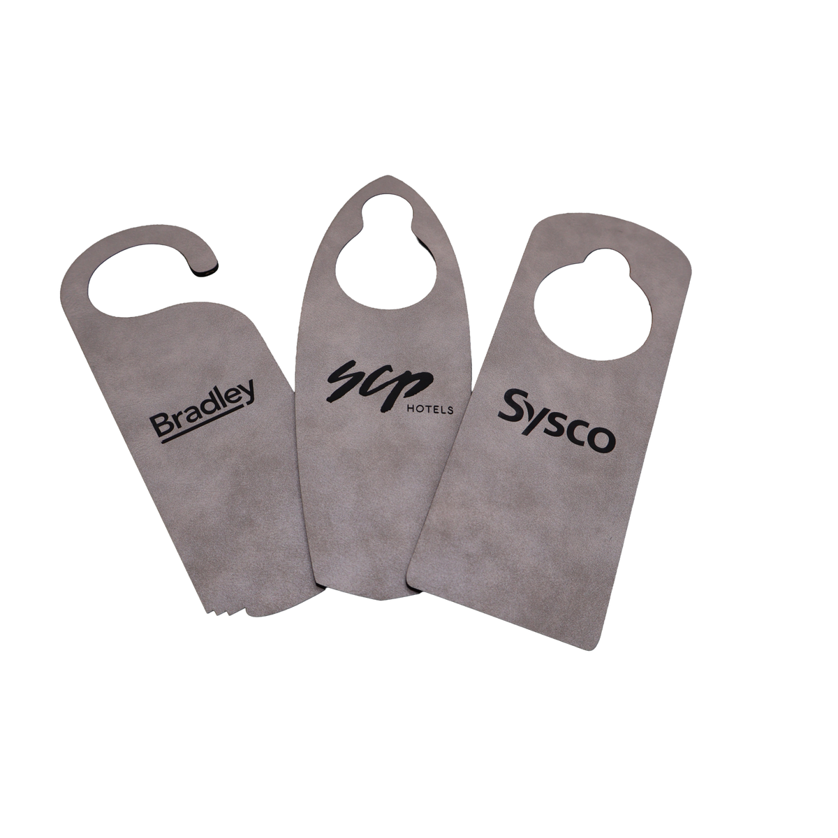 Custom Leatherette Door Hanger