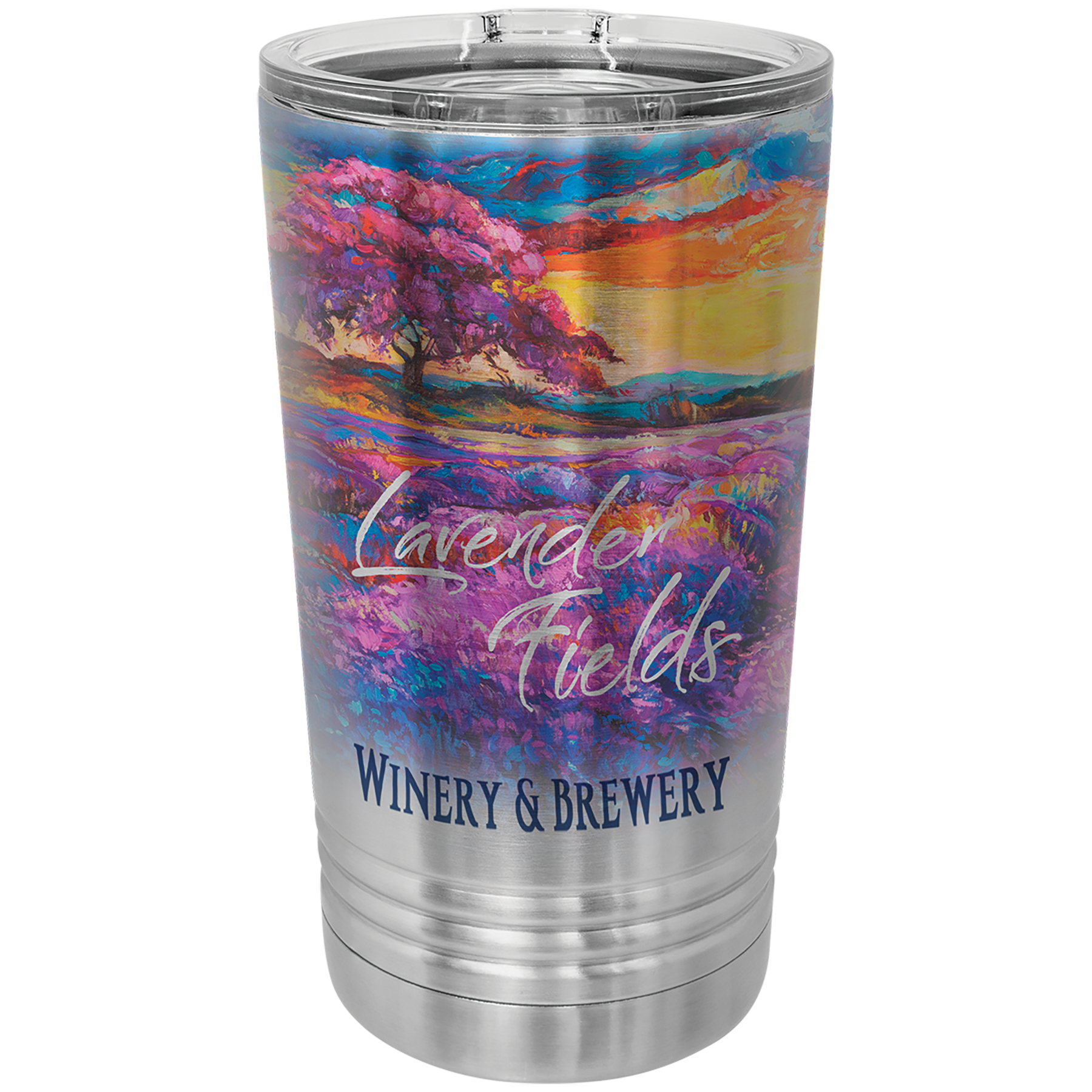 Stainless Steel Sublimatable 16 oz. Polar Camel Pint