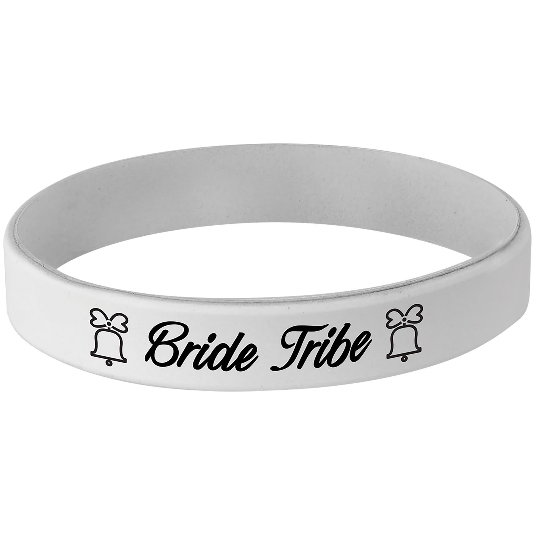 4.1" White/Black Bracelet