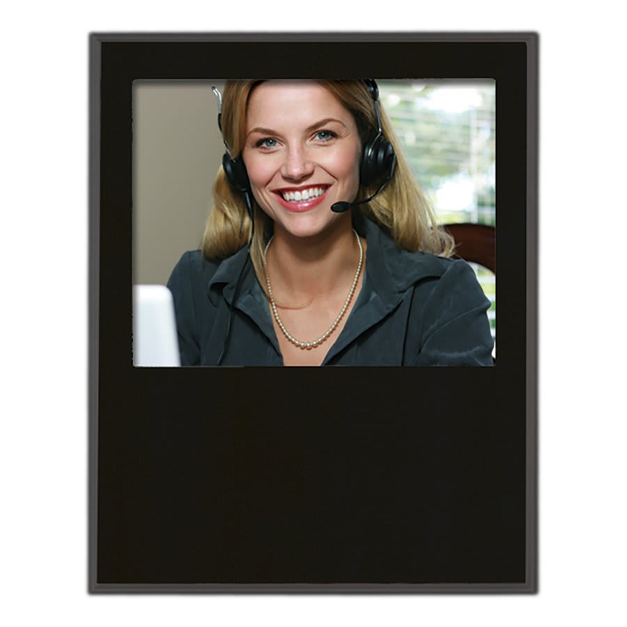 Slide In Frame Plaque with Window - PVF04