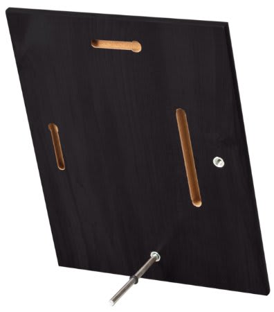 6" x 8" Gloss Value Black Finish Plaque with Pin