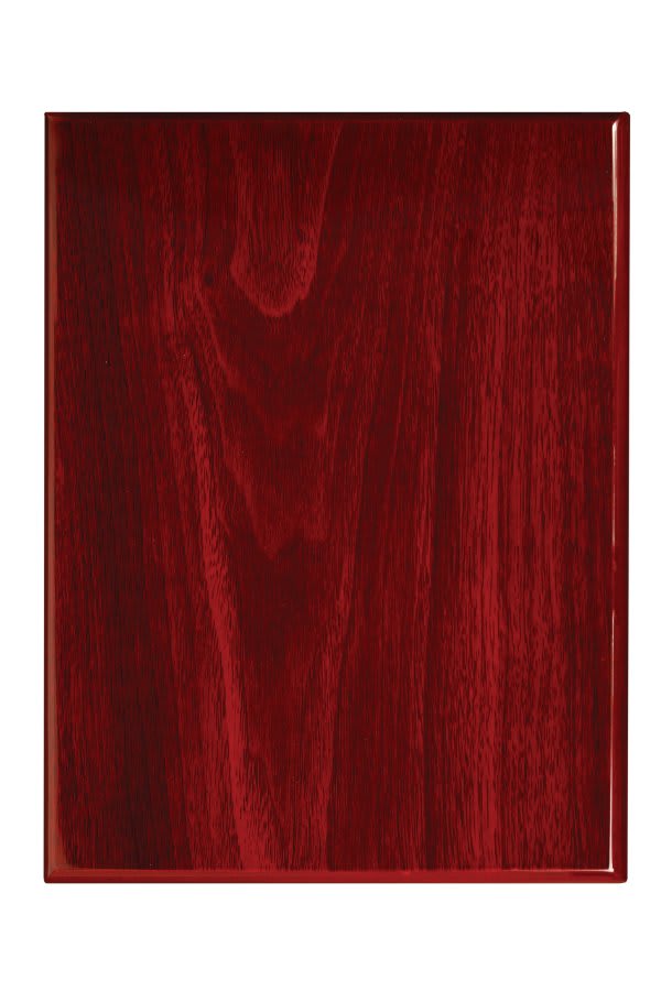 6" x 8" Value Rosewood Piano Finish Plaque