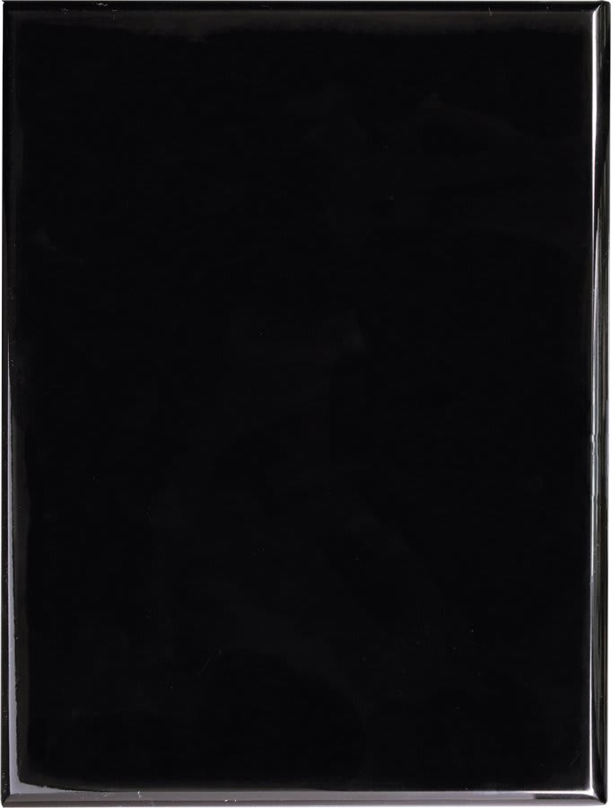 10.5" x 13" Value Black Piano Finish Plaque