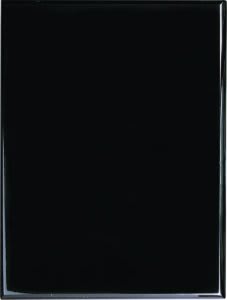 10.5" x 13" Value Black Piano Finish Plaque