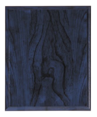 10.5" x 13" Blue Woodgrain Plaque