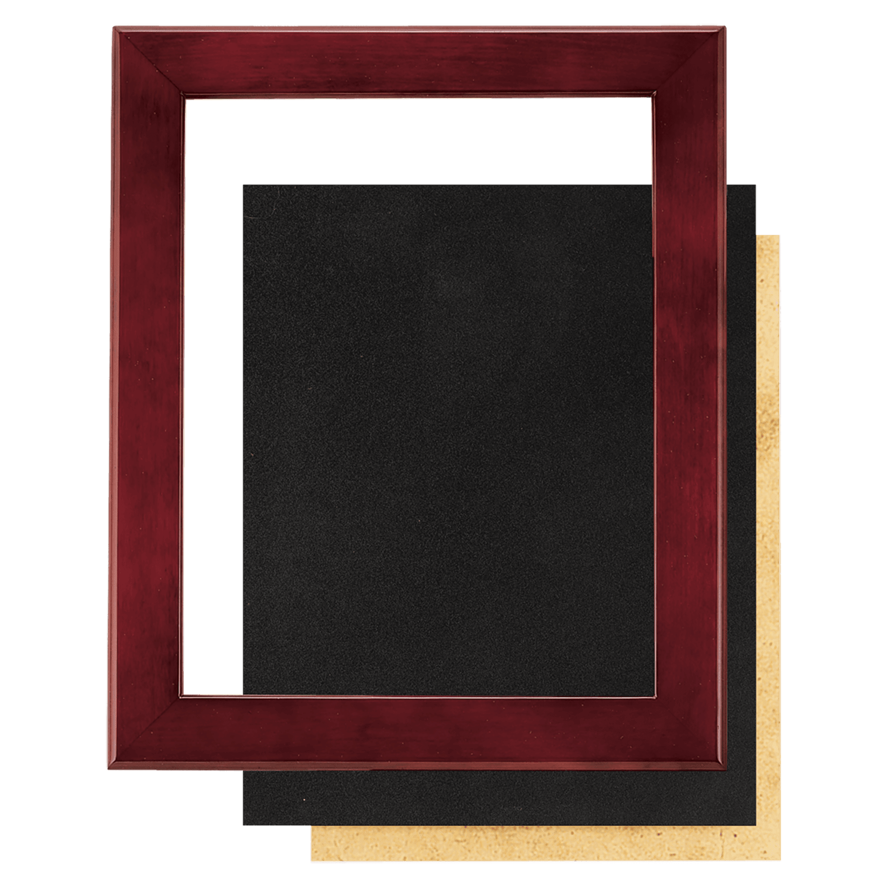Rosewood Piano Finish Frame Kit with Velour Backing - FRM36