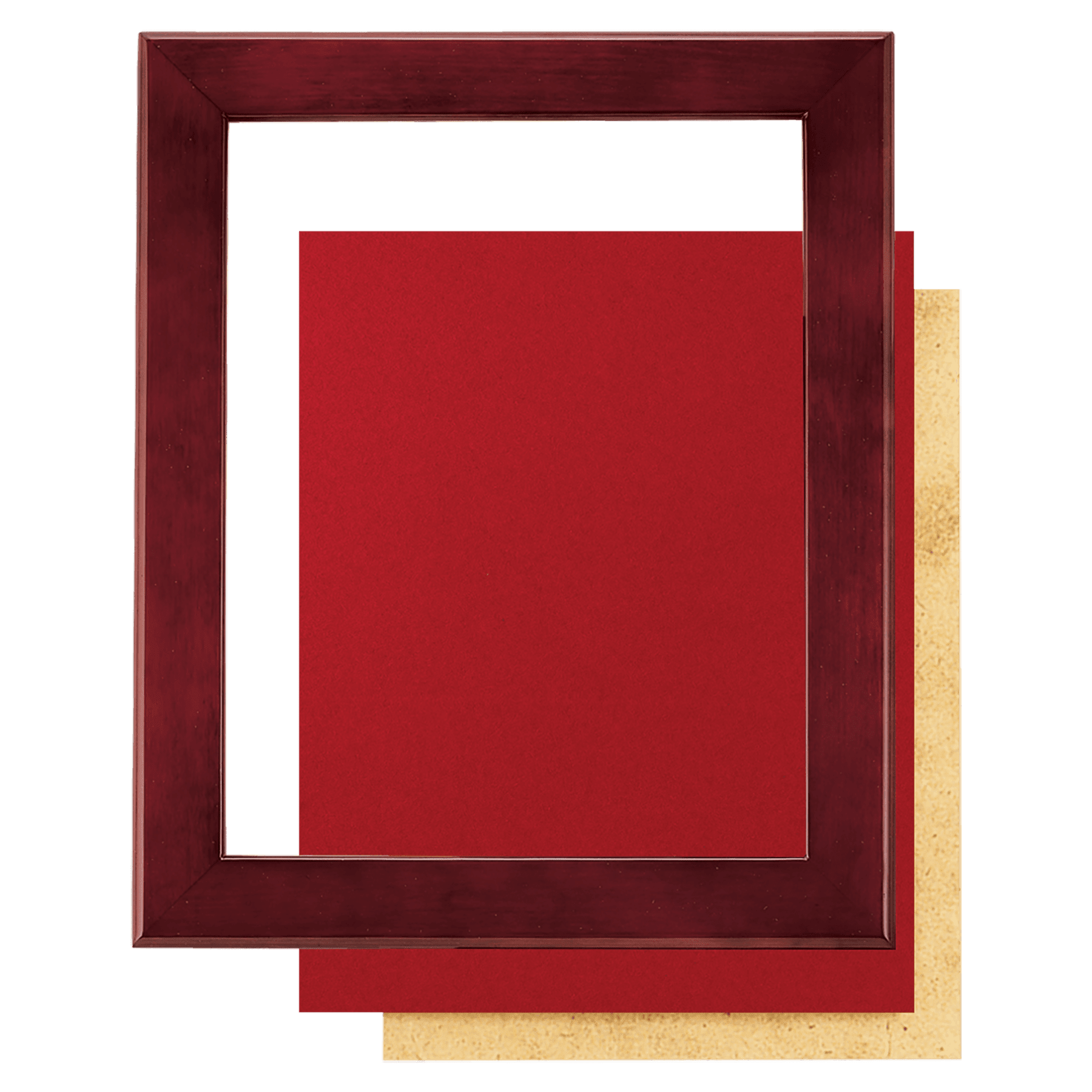 Rosewood Piano Finish Frame Kit with Velour Backing - FRM36