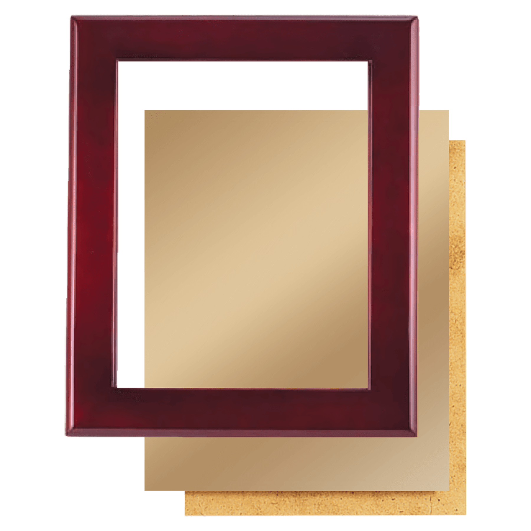 Rosewood Piano Finish Frame Kit with Velour Backing - FRM36