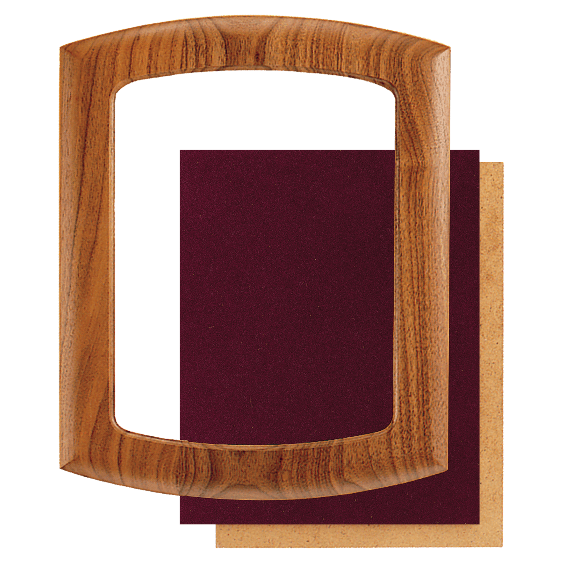 Airflyte Walnut Frame Kit with Velour - FRM38