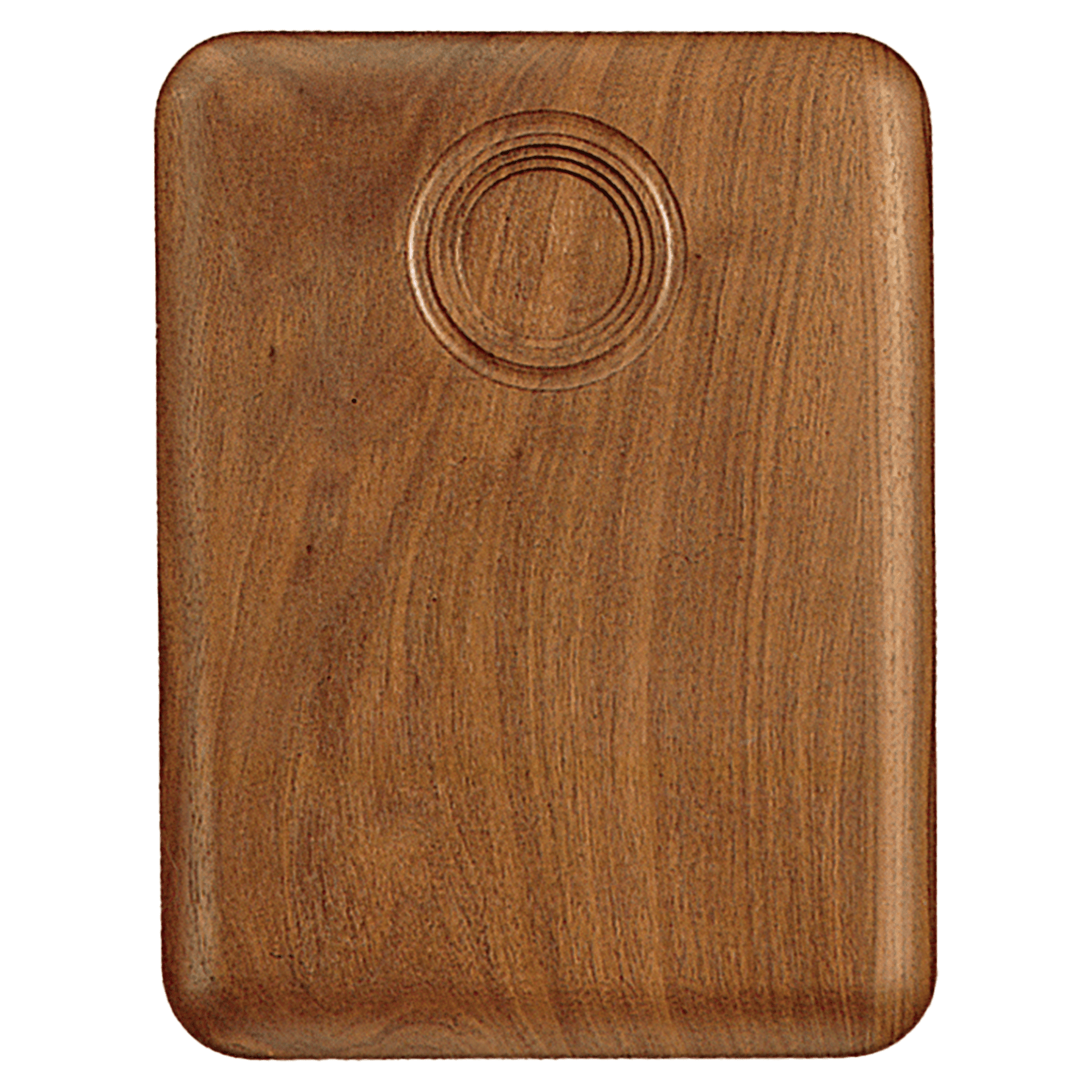 Walnut Airflyte Medallion Plaque Board - PWW26