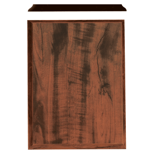 10.5" x 13" Walnut Finish Step Edge Plaque