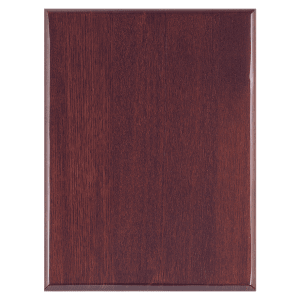 Premium Rosewood Piano Finish Plaque w/Round Corners