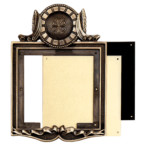 7.25"x 10 Antique Bronze Medallion Holder