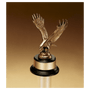 Antique Bronze Eagle Casting on a Black Piano Finish Base