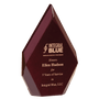 Engraved and Color-Filled Rosewood High Gloss Diamond