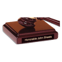 Rosewood Piano Finish Sounding Block with Black Plate - GVL16