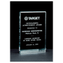 5" x 7.5" Classic Series Jade Acrylic Free Standing Award