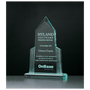 8" Spire Series Jade Acrylic with Jade Acrylic Base