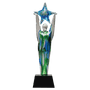 Star Achiever Art Glass on Base - AGAR98