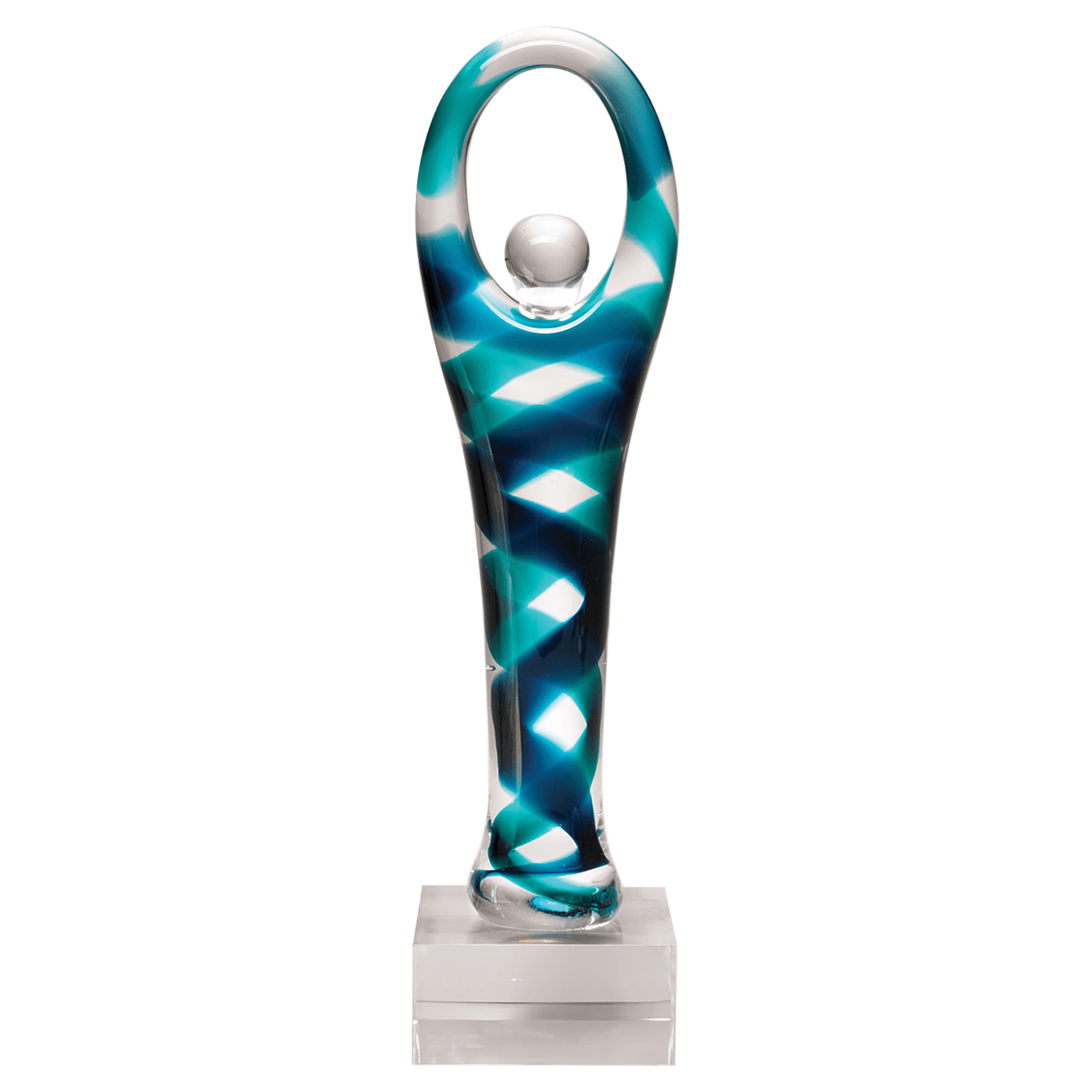 Victory Art Glass on Base - AGAR105